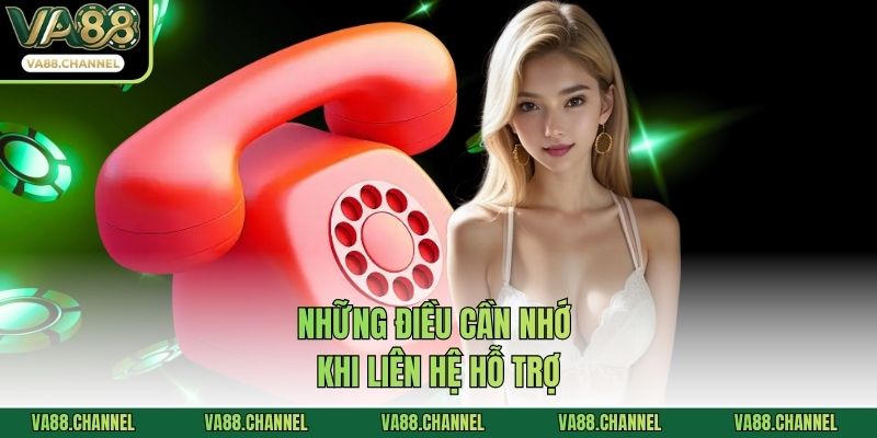 Những điều cần nhớ khi liên hệ hỗ trợ